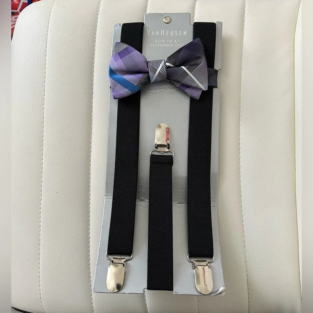 Bow tie & Suspender Set